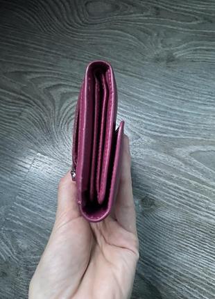 Женский кожаный кошелек портмоне с зеркалом8 фото
