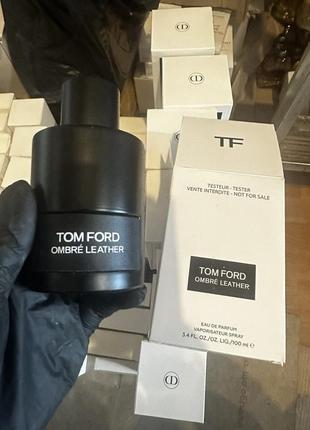 Парфюмированная вода тестер 100 мл унисекс аромат в стиле tom ford ombre leather