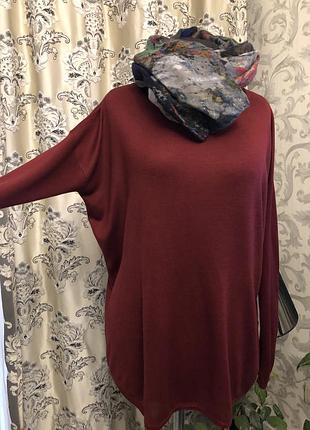 H&m basic кофта бордо