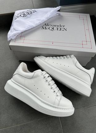 Кросівки у стилі alexander mcqueen mate luxury 
white