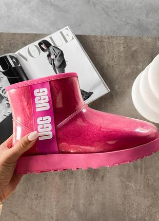 Угги угги угги угги ugg classic clear pink7 фото