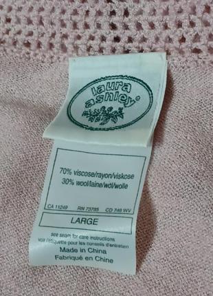 Брендовая вискоза + шерстяная кофточка винтажном стиле р.l от laura ashley4 фото