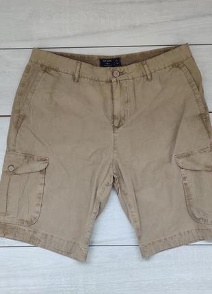 Якісні легкі котонові шорти old khaki карго хакі мілітарі 36 р пояс 46 см