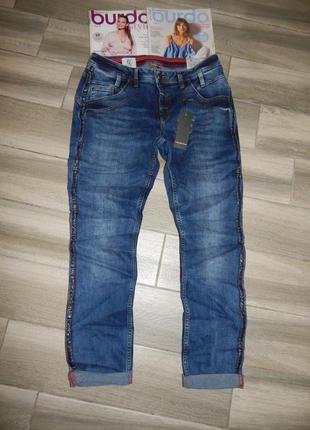 Джинси street one з лампасами р. 33/32