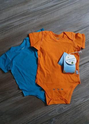 Боді нові набори organic cotton i play 6-12 м