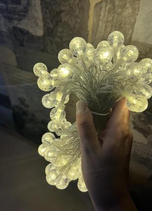 Гирлянда 10 метров на батарейках