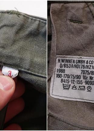Карго брюки немецкой армии 1988 vintage 80s germany army cargo pants7 фото