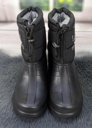 Сапоги женские зимние на пенковой галоше черные gipanis 4342