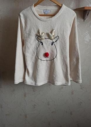 Новорічний, різдвяний светр love to lounge1 фото