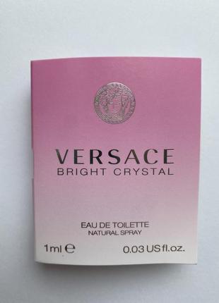 Пробник туалетної води versace bright crystal