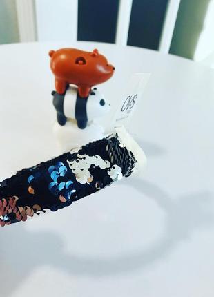 Обруч, меняющий цвет из пайеток