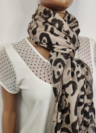 Женский стильный яркий шелковый шарф extasy, италия5 фото