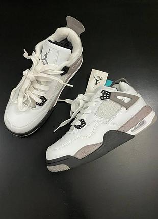 Зимние кроссовки nike air jordan 4 retro “cement” fur ❄️хутро