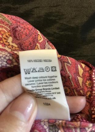 Червоне плаття міді квітковий принт під zara білизняний стиль віскоза5 фото