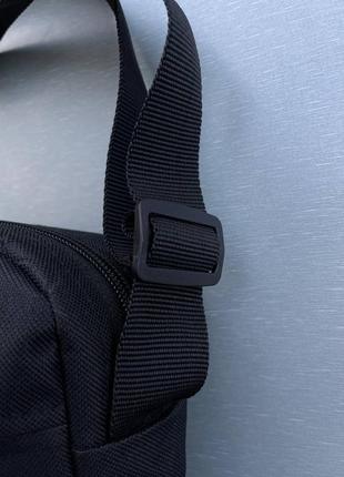 Мужская борсетка adidas мессенджер адидас черная сумка на плечо2 фото