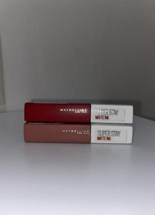 2 суперстійкі матові помади maybelline 💄💋 (майже не користувалась, лише пробувала)