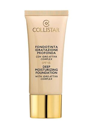 Тональный крем увлажняющий deep moisturizing foundation spf 15 collistar 01 фото