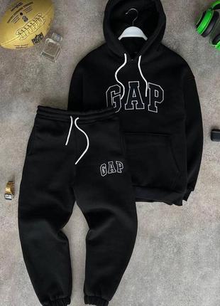 Шикарный стильный трендовый мужской костюм gap на флисе 🔥