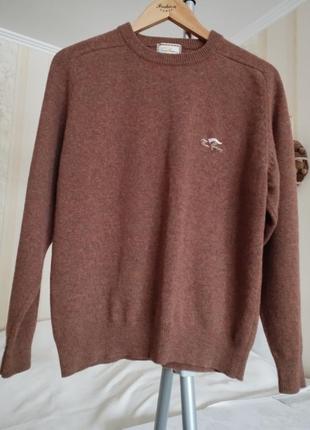 🤎 burberry. винтажный свитер. м. 100 % вовна3 фото