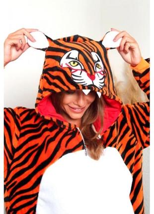 Кигуруми пижама комбинезон тигр унисекс