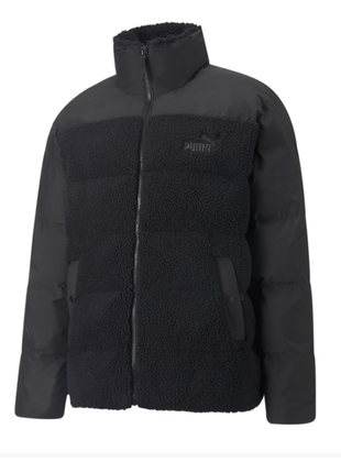 Оригінал puma sherpa puffer jacket шерпа куртка курточка зима