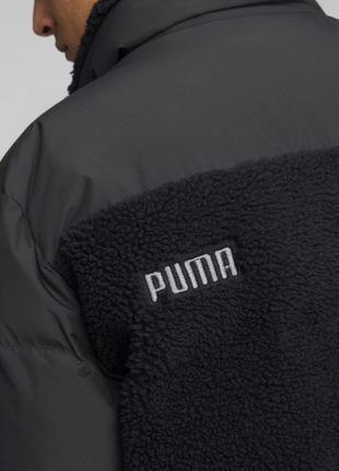 Оригінал puma sherpa puffer jacket шерпа куртка курточка зима5 фото