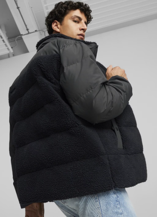 Оригінал puma sherpa puffer jacket шерпа куртка курточка зима6 фото