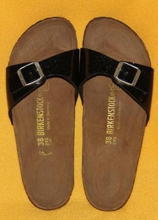 Босоніжки, сандалі, шльопанці, в'єтнамки, шльопанці birkenstock р. 38 устілка 24,5 см5 фото