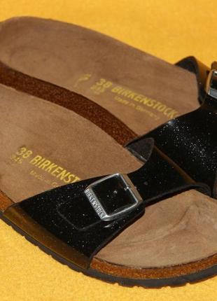 Босоніжки, сандалі, шльопанці, в'єтнамки, шльопанці birkenstock р. 38 устілка 24,5 см