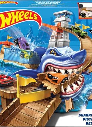 Трек hot wheels охота на акулу игровой набор трек хот вилс