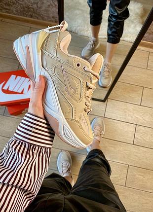 Кросівки nike m2k tekno beige кросівки
