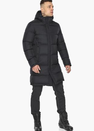Стильная мужская чёрная куртка зимняя модель 49773 (остался только 52(xl))2 фото