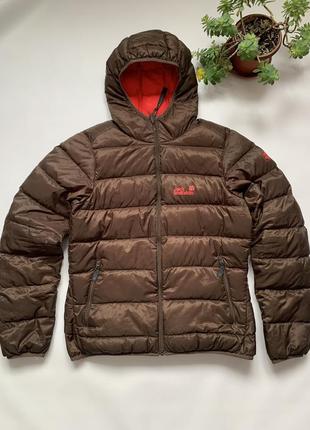 Женский пуховик куртка jack wolfskin джек