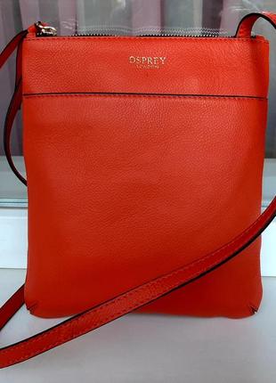 Стильна шкіряна сумка cross-body osprey.