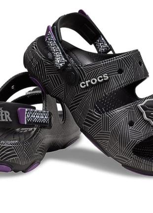 Crocs black panther чорні оригінал сандалі крокси m10 43-446 фото