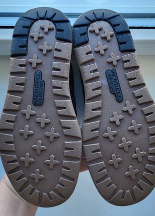 Дуже теплі зимові шкіряні чобітки на мембрані waterproof merrell4 фото