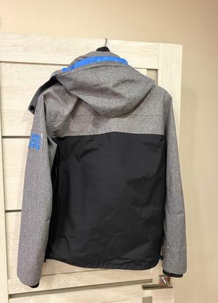 Куртка superdry hooded wind hybrid jacket l оригинал5 фото