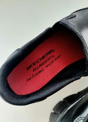 Кожаные кроссовки туфли макасины skechers equalizer 2.08 фото
