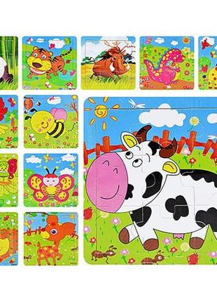 Дерев'яна іграшка "пазли", md0407