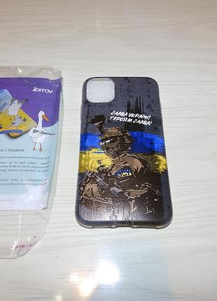 Чохол zorrov для iphone 11ultraine патріотичні чохли4 фото