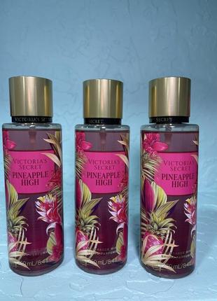 Парфюмированный мист для тела и волос tropic nectar fragrance mist pineapple high victoria secret1 фото