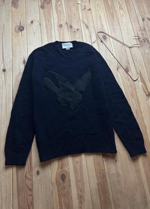 Оригинальный свитер gucci bird sweater cashmere wool кашемир