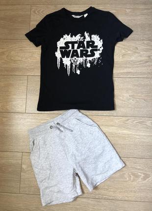 Футболка star wars h&m p.8-10лет3 фото