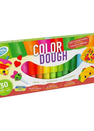 Набір для ліплення з тестом lovin color dough, 30 стиків, 41205l