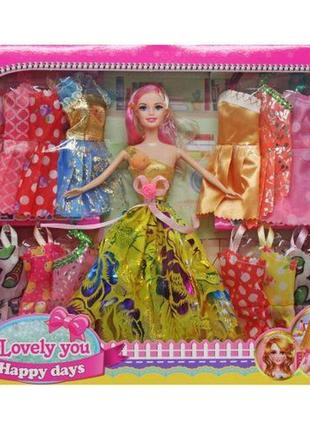 Лялька з гардеробом "lovely you" у жовтому