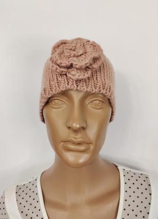 Женская теплая стильная вязаная повязка на голову, bershka1 фото