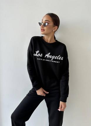 Костюм los angeles на флісі з світшотом, є великий розмір5 фото
