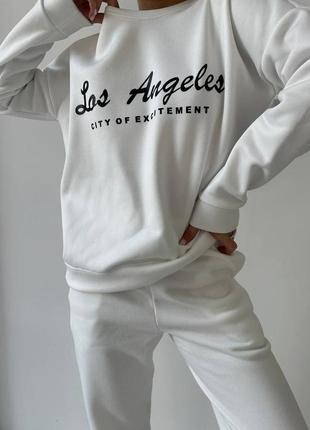 Костюм los angeles на флісі з світшотом, є великий розмір8 фото