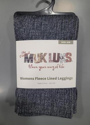 Женские леггинсы, лосины на флисе от muk luks