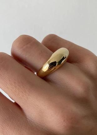 Кольцо кольцо кольцо колечко золотого изысканное минималистичное 17 размер2 фото